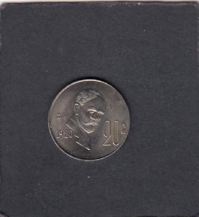 Beschrijving: 20 Centavos MADERO 